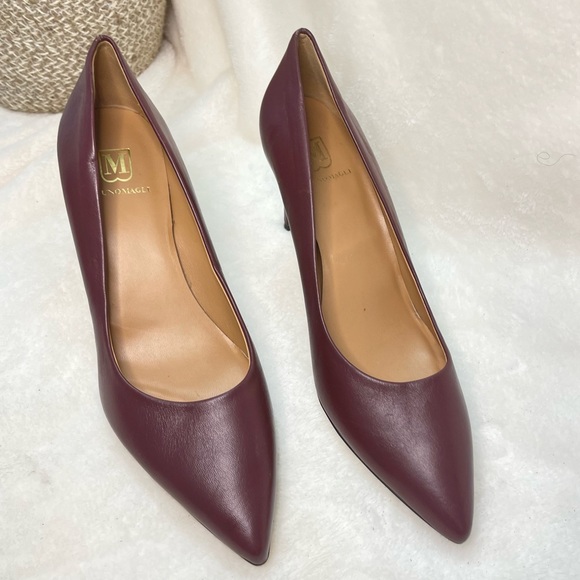 BRUNO MAGLI Telma pump 10 US Nappa Leather Pointed Toe High Heel  NWOT B 212‎ - Picture 4 of 11